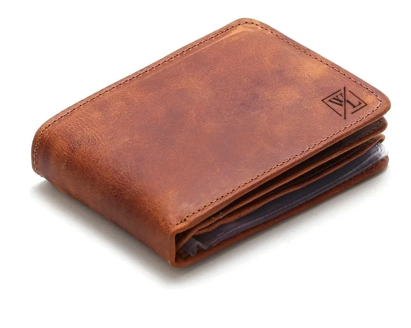 Carteira Masculina Couro Vintage Luxo
