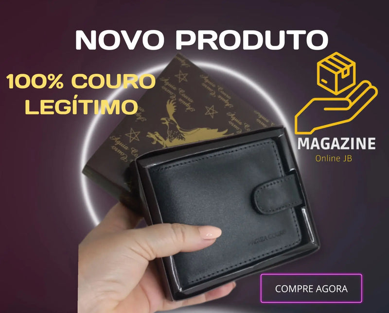 Carteira Masculina Águia Couro