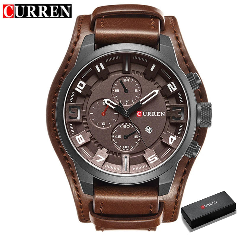 Relógio Curren Luxo Moda