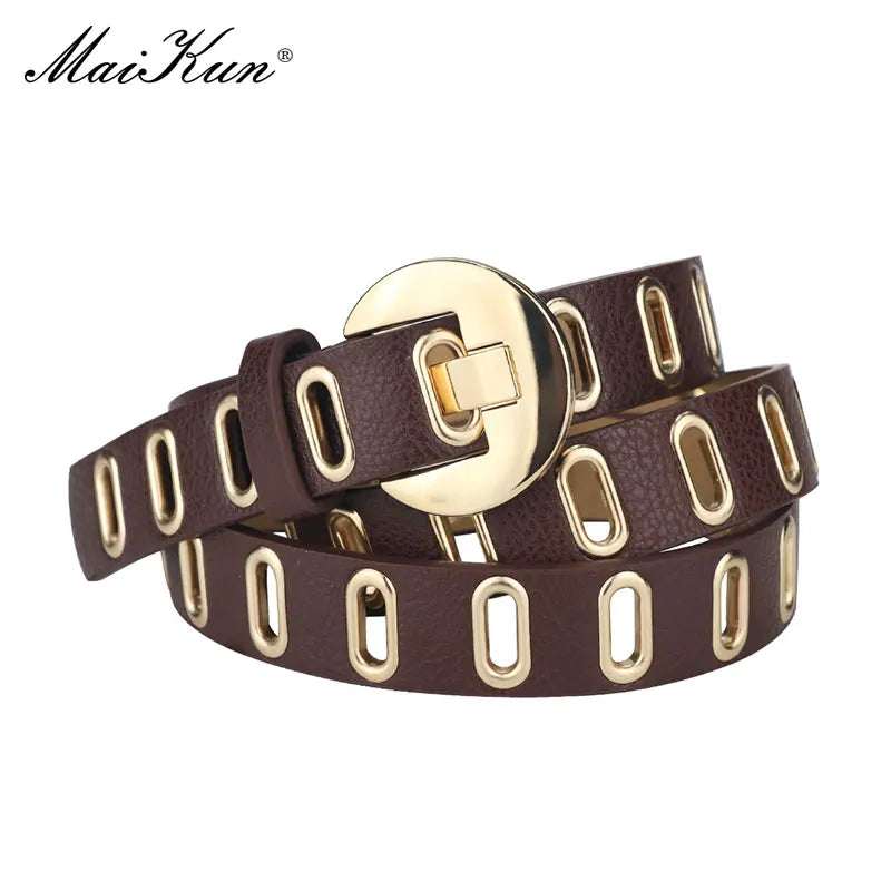 Cinto Feminino Estilo Dourado