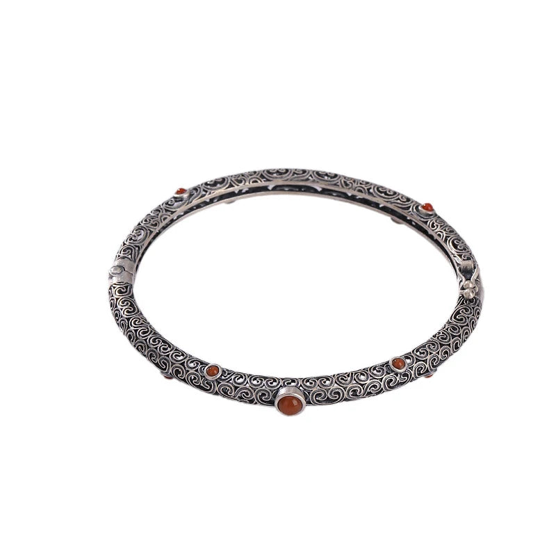 Pulseira Vintage Vermelho Turmalina