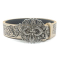 Cinto Feminino Flor Prateada