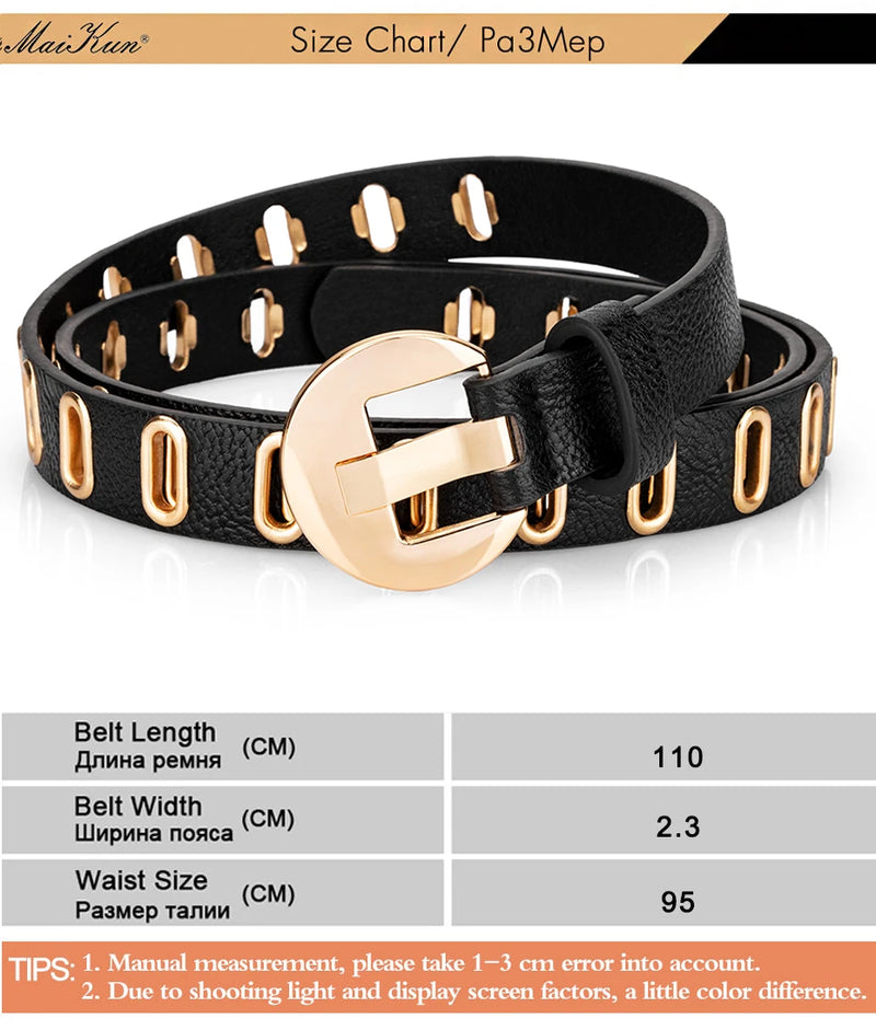 Cinto Feminino Estilo Dourado