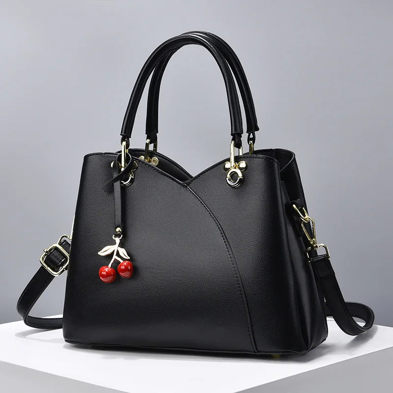Bolsa de Ombro Cereja Elegance