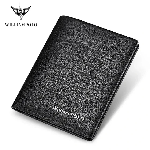 Carteira Masculina William Polo Padrão Crocodilo