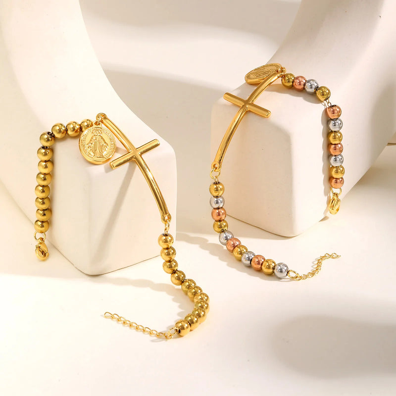 Pulseira São Benedito Três Cores