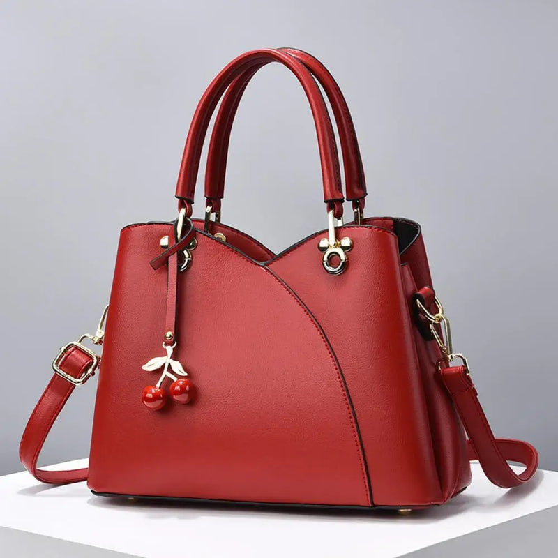 Bolsa de Ombro Cereja Elegance