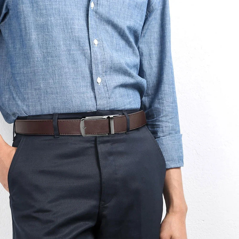 Cinto Masculino de Couro Estilo Sério