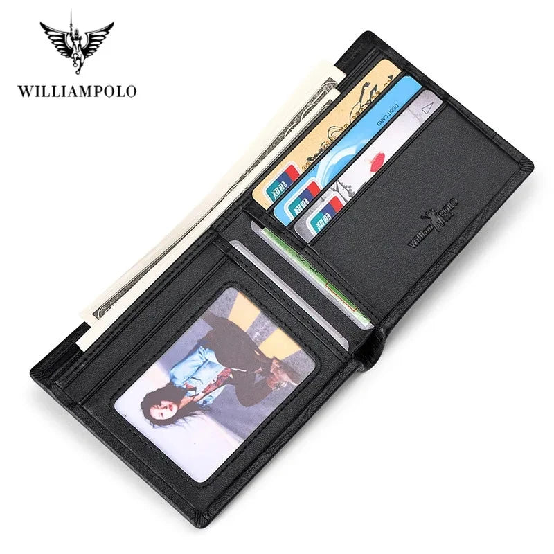 Carteira Masculina William Polo Padrão Crocodilo