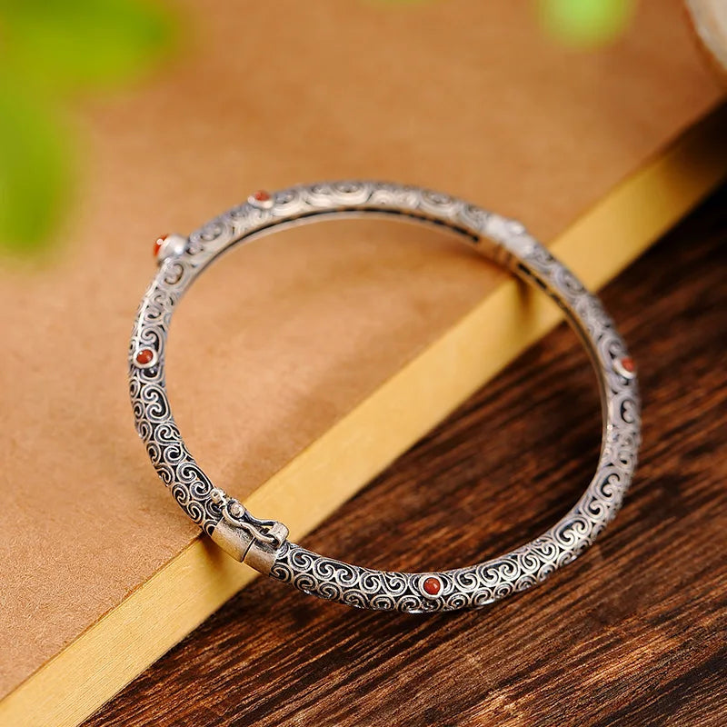 Pulseira Vintage Vermelho Turmalina