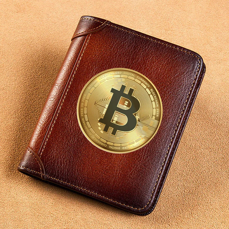 Carteira Masculina de Couro Cripto