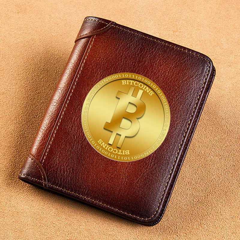 Carteira Masculina de Couro Cripto