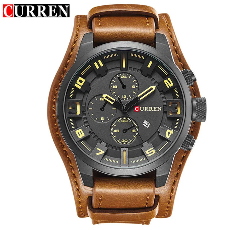 Relógio Curren Luxo Moda