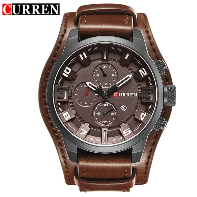 Relógio Curren Luxo Moda