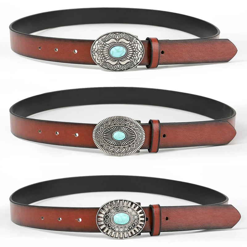 Cinto Feminino Cowgirl Turquesa
