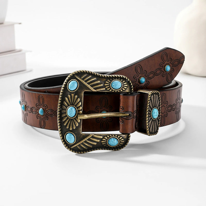 Cinto Feminino Turquesa Completo