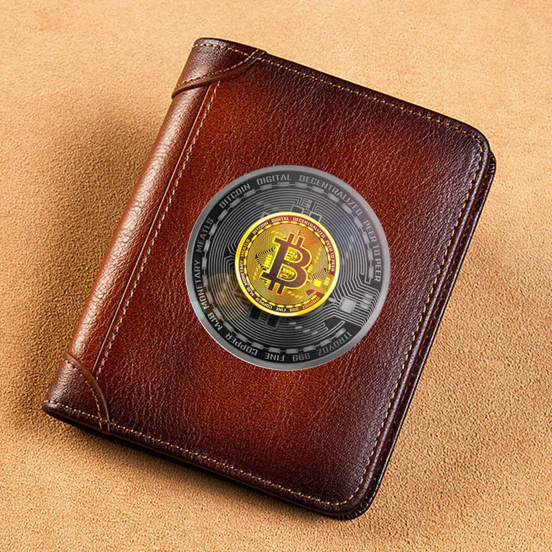Carteira Masculina de Couro Cripto