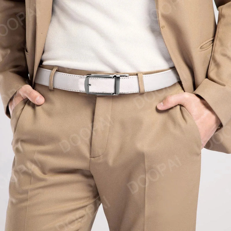 Cinto Masculino de Couro Estilo Sério