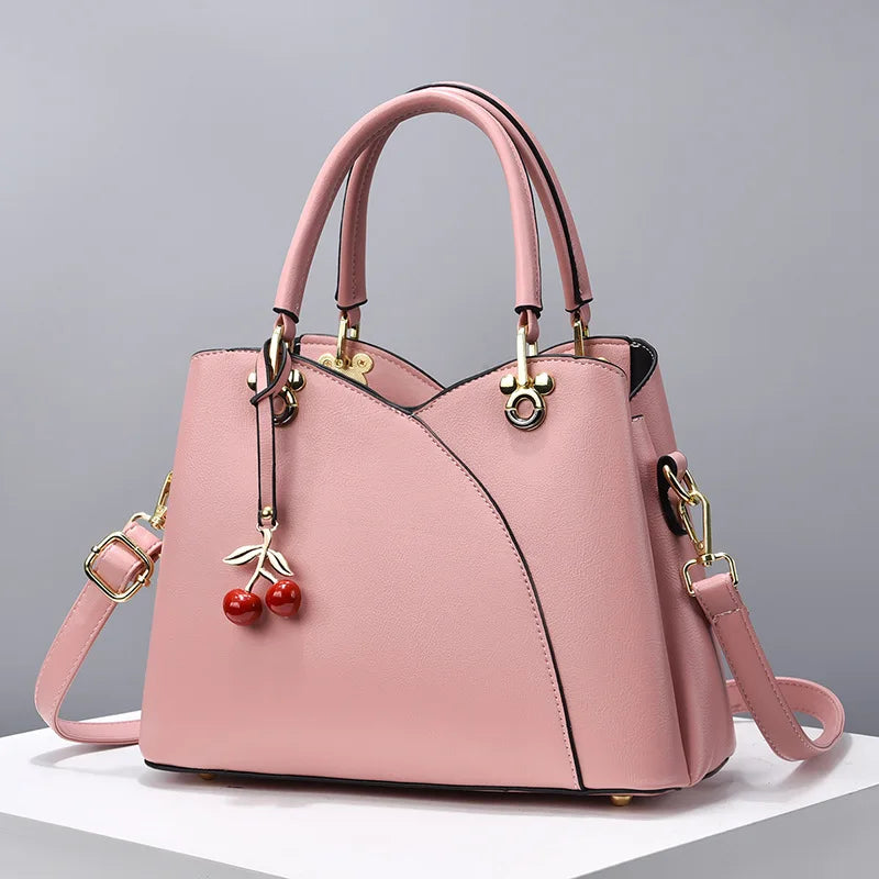 Bolsa de Ombro Cereja Elegance