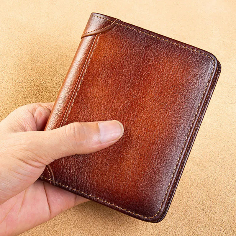 Carteira Masculina de Couro Cripto