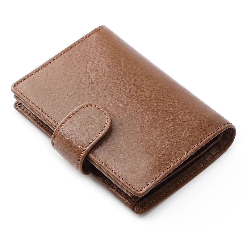 Carteira Masculina De Couro Básica