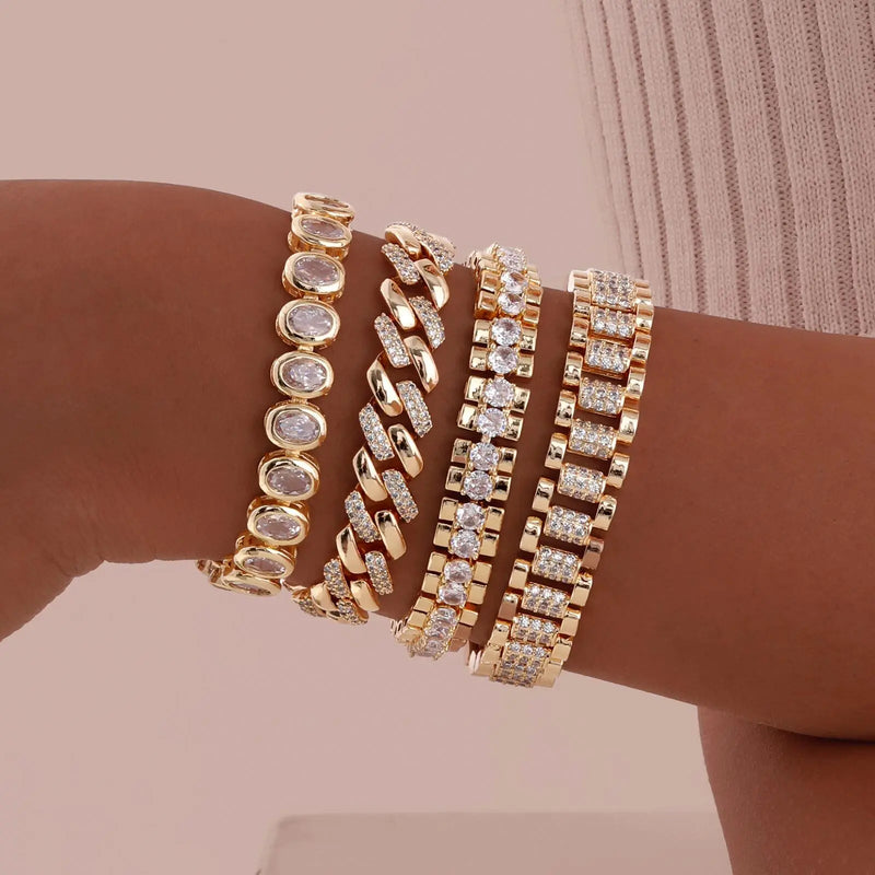 Pulseira Feminina Brilho