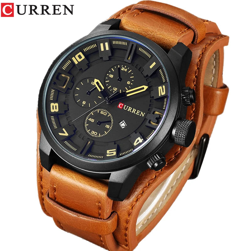 Relógio Curren Luxo Moda