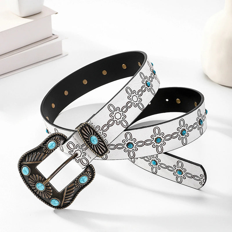 Cinto Feminino Turquesa Completo
