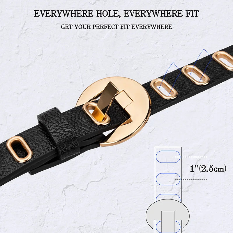 Cinto Feminino Estilo Dourado