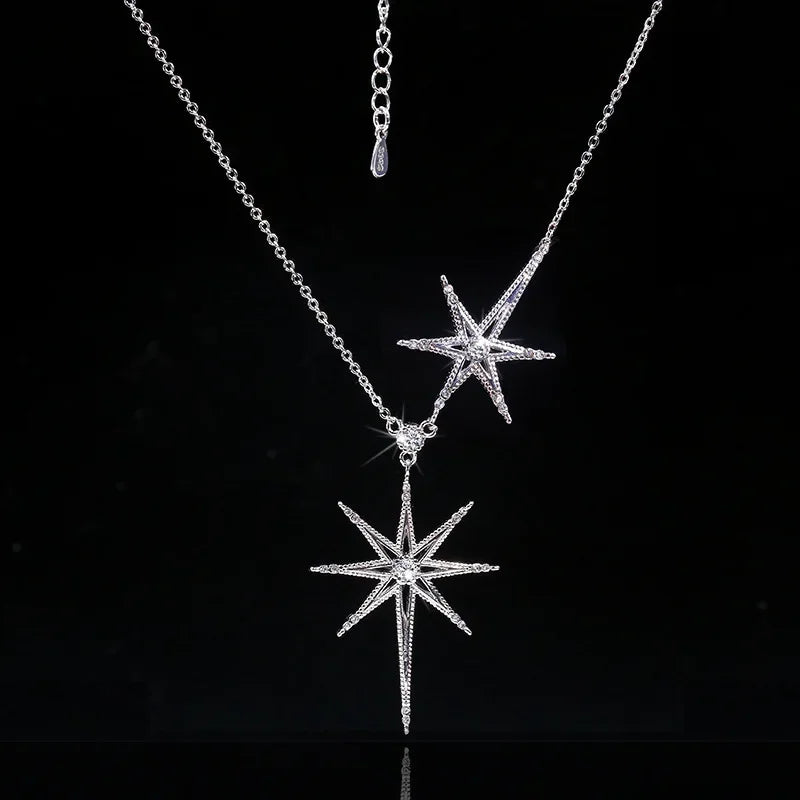Colar Feminino Estrela de Prata Esterlina