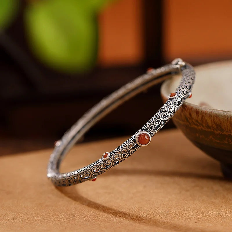 Pulseira Vintage Vermelho Turmalina