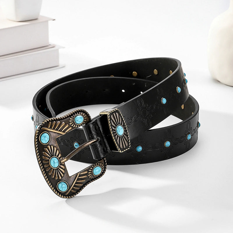 Cinto Feminino Turquesa Completo